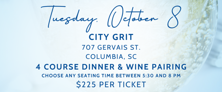 Tuesday, October 8 City Grit $225 per ticket