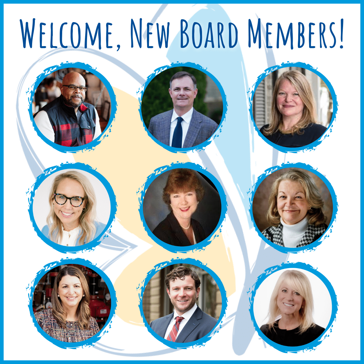 Welcome, new board members!