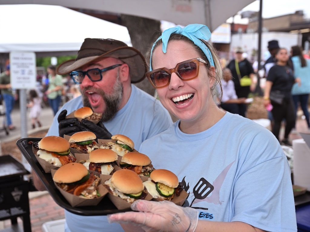 The 10th Annual Cribbs Kitchen Burger Cook-Off, a benefit event for the Children’s Cancer Partners of the Carolinas, was held in downtown Spartanburg, Saturday, May 3, 2025.